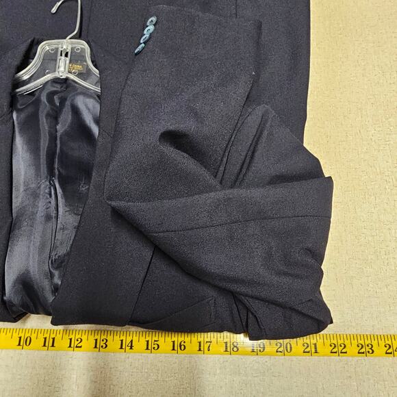 Chadmore Single Breasted Blazer Straight Leg Pants Suit Set Black Men's Large 42 - Picture 14 of 16